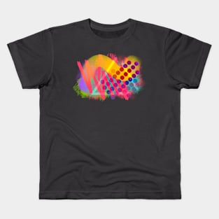 Jumpy abstract splash 1 Kids T-Shirt